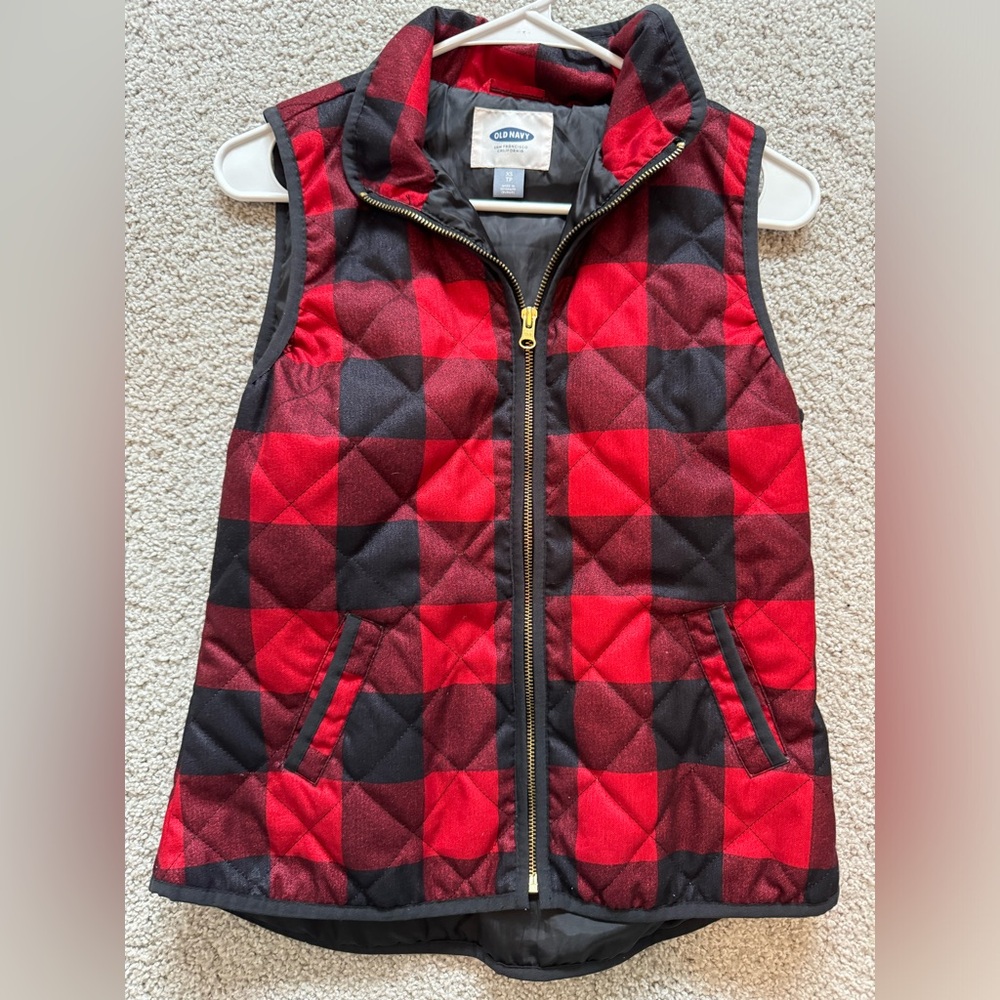 Old Navy Checkered Vest
